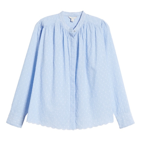 ⭐️⭐️HOST PICK⭐️⭐️ NWT Joie Abidan Clip Dot Blouse - Picture 2 of 13